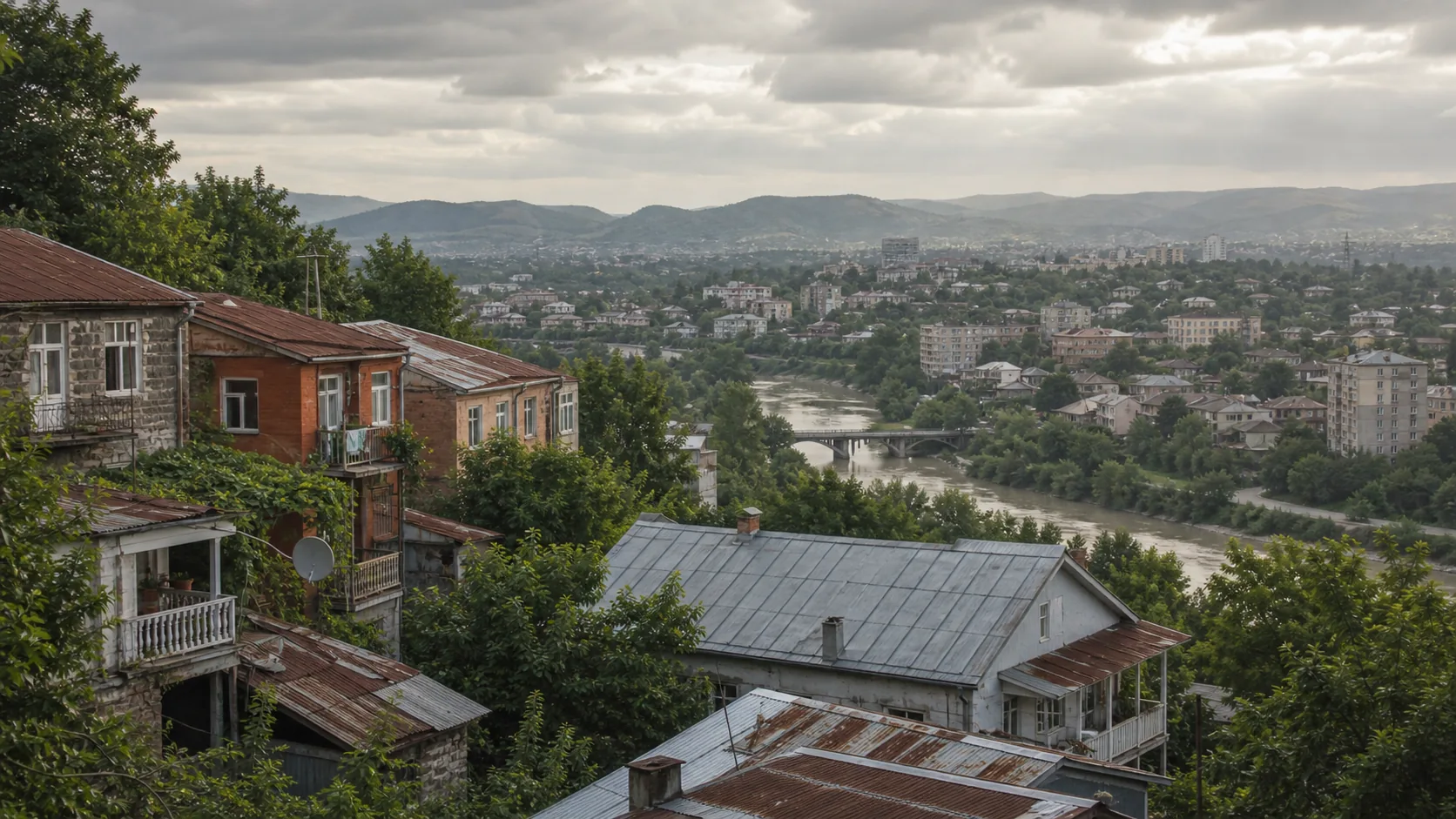 Vake hillside homes, Tbilisi